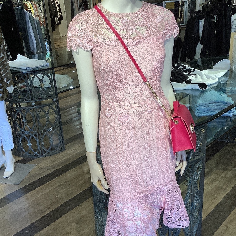 Barcelino pink lace wonder.  Light and perfect.